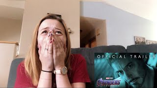 AVENGERS ENDGAME TRAILER REACTION 2 [upl. by Nosreip]