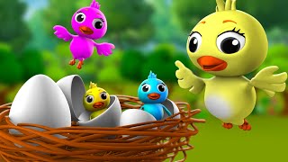 Chidiya Ka Anda 3D Animated Hindi Moral Stories for Kids चिड़िया का अंडा कहानी Tales Egg Stories [upl. by Omura686]