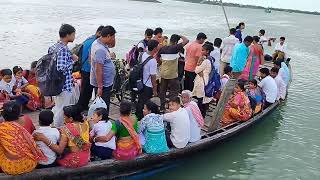 SUNDARBAN TOUR🏝️সুন্দরবনে জলপথে ভ্রমণ🐯MANSOON SKYLINE⛈️⛵RIDE🥵 waterwaystourism মোটরবোটেসুন্দরবনে [upl. by Ennayar]