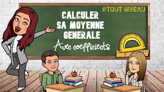 COMMENT CALCULER SA MOYENNE AVEC COEFFICIENTS [upl. by Fischer483]