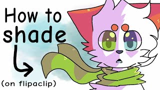 How to Shade on FlipaClip [upl. by Llenral]