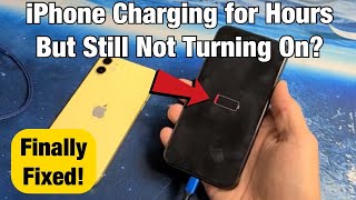 iPhone XXSXR11121314 Wont Turn On While Charging for Long Time [upl. by Atilrahc]