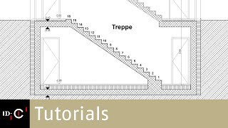 ARCHICAD Tutorial TreppenNummerierung im Schnitt [upl. by Ardnohsal]