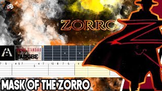 The Mask of Zorro Theme Song Guitar Tutorial [upl. by Blayne]