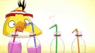 Angry Birds drinks  TV commercial [upl. by Etnovaj]