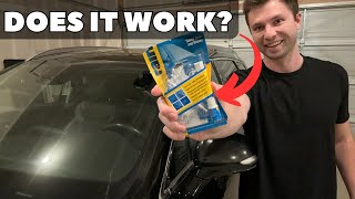 How To Fix a Crack In Your Windshield  RainX 600001 Windshield Repair Kit [upl. by Nauqel]