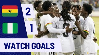 GHANA VS NIGERIA21ALL AFRICA GAMESGOALSampHIGHLIGHTS [upl. by Devonne208]