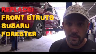 Replace Front Struts Subaru Forester [upl. by Lashond]