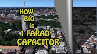 How big are the plates of 1 Farad Capacitor  Knowit [upl. by Ginzburg]