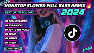 🔥NEW  NONSTOP SLOWED TIKTOK VIRAL MASHUP FULL BASS REMIX 2024 [upl. by Nerret405]