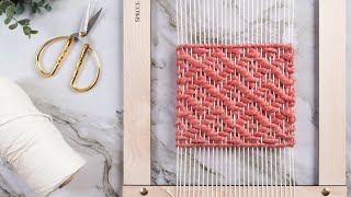 How To Weave Diamond Twill updated version [upl. by Aetnuahs525]