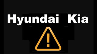 Hyundai Kia  Warning Yellow Triangle light [upl. by Kcirtemed]