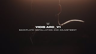 VICIS ARCV1 Elite Shoulder Pads Backplate Installation and Adjustment [upl. by Leonteen769]