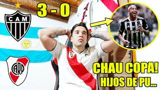 Atlético Mineiro 3 vs River 0 😡 Reacción de un Hincha de RIVER RE CALIENTE 😡 Copa Libertadores [upl. by Olpe]