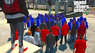 GTA 5 ONLINE  CRIPS VS BLOODS 🔴🔵 [upl. by Lapo61]