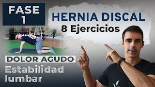 Hernia discal lumbar  Diagnóstico consejos ejercicios y tratamiento de fisioterapia [upl. by Gaby]