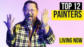 TOP 12 CONTEMPORARY PAINTERS LIVING TODAY [upl. by Adiuqram]