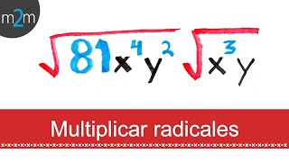 Como Multiplicar Expresiones con RADICALES │mismo índice │ ejercicio 1 [upl. by Maitund128]