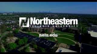 Aerial View of Northeastern Illinois Universitys Main Campus [upl. by Tahmosh774]