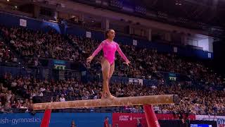 Margzetta Frazier  Balance Beam  2018 Birmingham World Cup [upl. by Orit]