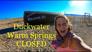 DUCKWATER Warm Springs NV Closed [upl. by Namyaw]