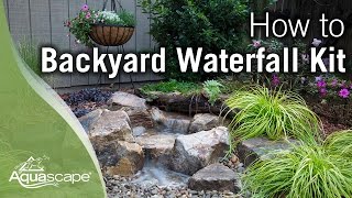 How To Build a Backyard Waterfall [upl. by Nylacaj]