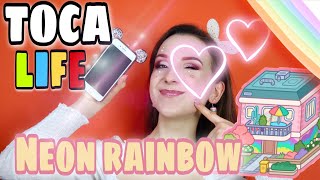 Toca Boca NEON RAINBOW APARTMENT 💖Różowy dodatek🤩 5 [upl. by Ally545]