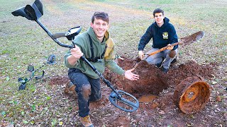 Metal Detecting Civil War Camp Grounds we found something good [upl. by Suoiradal]