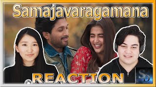 Samajavaragamana Reaction  AlaVaikunthapurramuloo  Allu Arjun  Trivikram  Thaman S [upl. by Aicirpac]