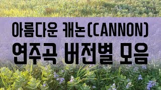 힐링되는 아름다운 캐논CANNON 연주곡 버전별 모음 [upl. by Dov370]