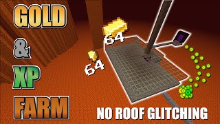 Minecraft GOLD Farm amp XP Farm  Zombie Pigman Xp farm  NO GLITCH [upl. by Rey]