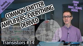 All About Common Emitter Amplifiers 14Transistors [upl. by Aliahs]