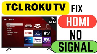 TCL ROKU TV HDMI PORTS NOT WORKING [upl. by Polky]