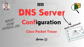 S7  DNS Server Configuration in LAN  Cisco Packet Tracer cisco networking [upl. by Huntingdon364]