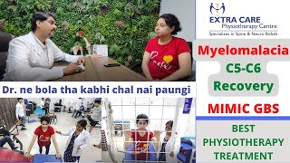 Myelomalacia C5 C6 Recovery  Mimic GBS  Patient Recovery Stories  Best Physiotherapy in Lucknow [upl. by Enerol]