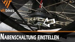 Nabenschaltung einstellen  vitbikesTV 096 [upl. by Damour]