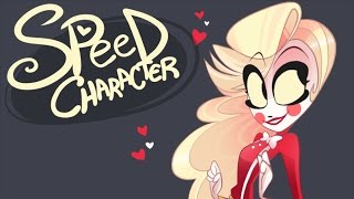 SPEED CHARACTER Charlie Hazbin Hotel VivziePop [upl. by Arvonio424]