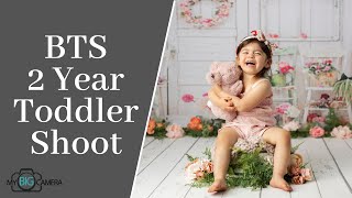 DBackdrop REVIEW and unboxing  BTS 2 Year Toddler Photoshoot  How to Photograph a Toddler [upl. by Alorac]