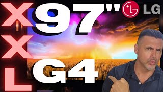 XXL OLED LG G4 97quot Best Massive TV on Earth [upl. by Munmro]