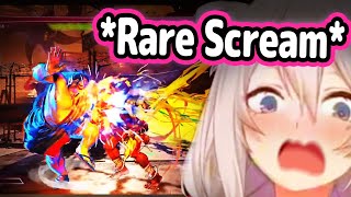 Botan Lets Out Rare Cute Screams While Fighting Pro Street Fighter Player【Hololive】 [upl. by Maxa]