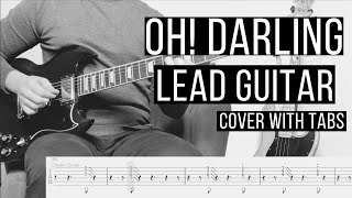 OH DARLING  The Beatles  ELECTRIC GUITAR COVER WITH TABS [upl. by Inman686]