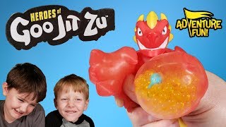 Heroes of “Goo Jit Zu” Adventure Fun Toy review [upl. by Leah498]