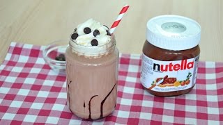 How to Make a Nutella Milkshake  Easy Homemade Nutella Milkshake Recipe [upl. by Eak]