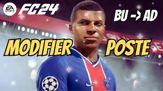 FC 24 TUTO  Comment CHANGER LE POSTE DUN JOUEUR et jouer avec [upl. by Winfrid]