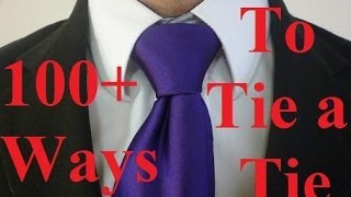 HOW TO TIE A TIE Plattsburgh Knot for your Necktie [upl. by Yelda]