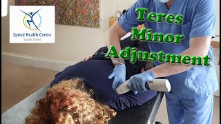 Chiropractic Activator Adjustment sore arms and shoulders [upl. by Nylrats48]