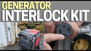 Generator Interlock  Using it amp Connecting a Generator to your House [upl. by Yraccaz690]