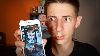 NE PAS JOUER AVEC TALKING ANGELA à 3H DU MATIN  Angela me prend en photo [upl. by Nnylsia]