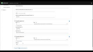 SMT  Transformations configuration in the Debezium UI [upl. by Aerdnaxela]