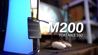 TFORCE M200 Portable SSD  TEAMGROUP [upl. by Nnylassej]